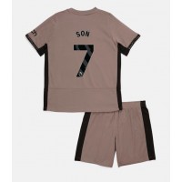 Echipament fotbal Tottenham Hotspur Son Heung-min #7 Tricou Treilea 2023-24 pentru copii maneca scurta (+ Pantaloni scurti)